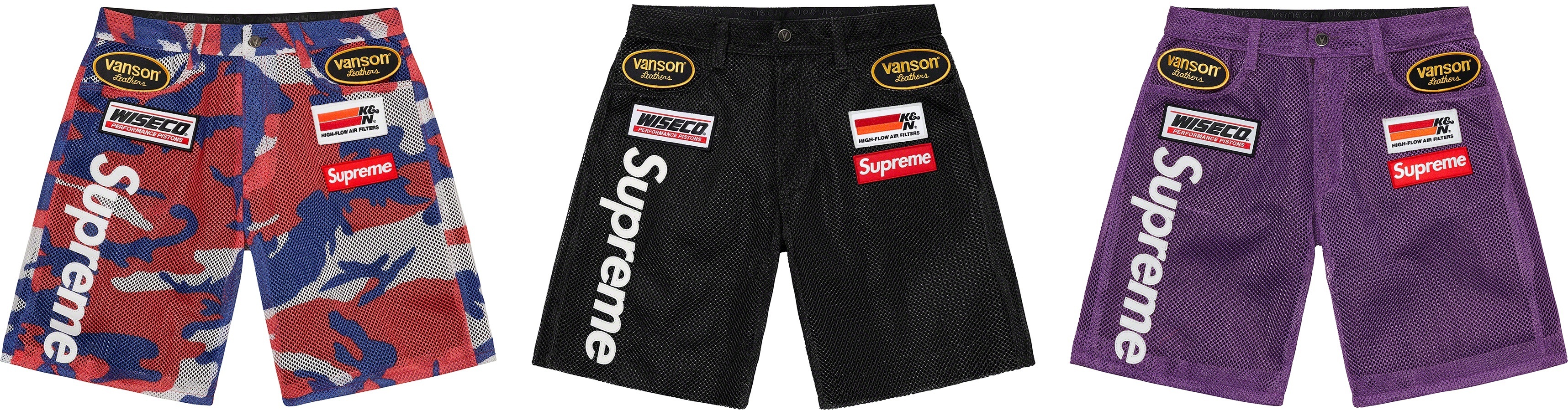 Supreme®/Vanson Leathers® Cordura® Mesh Short